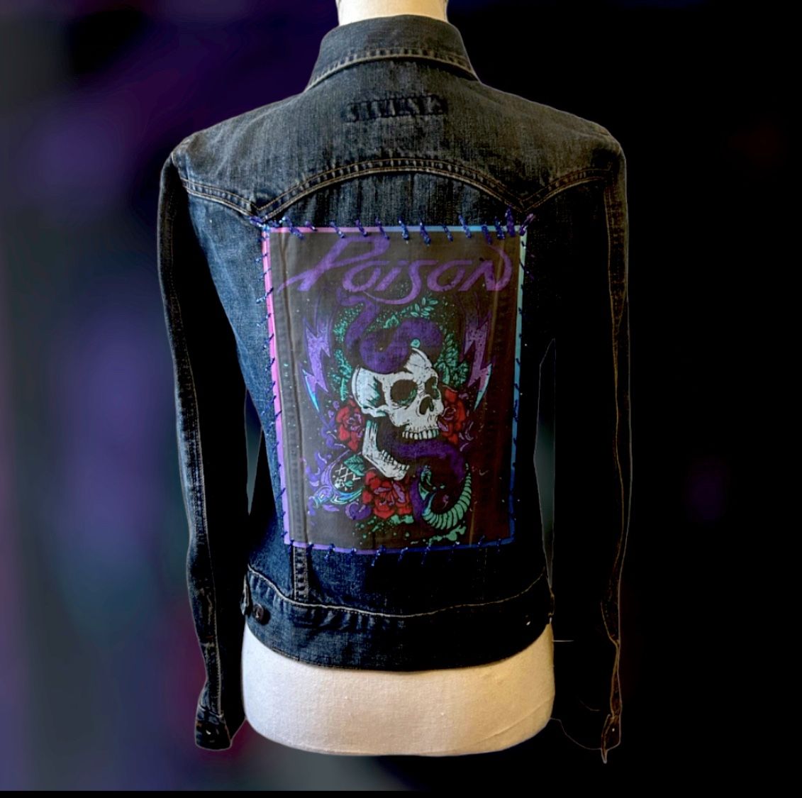 Poison Rocker Custom Denim Jacket