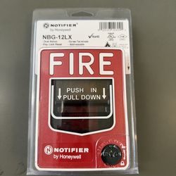 Honeywell Notifier NBG-12LX Fire Alarm Addressable Pull Station Key Lock
