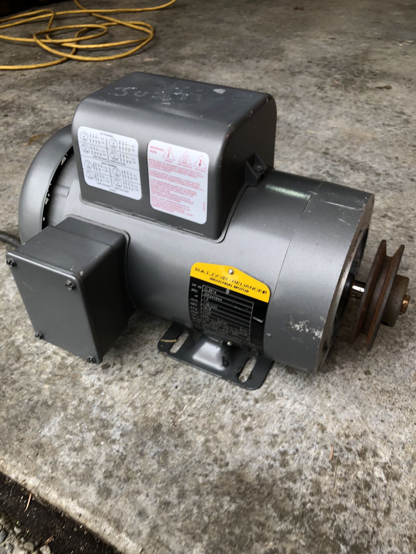 Baldor 1.5 Hp Electric Motor