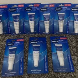 Brand New Bundle 9 Vaseline Lip Therapy Advanced Healing  