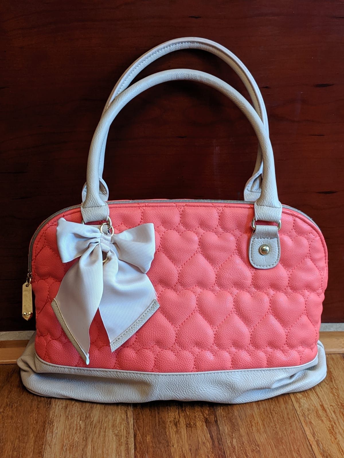 Coral handbag