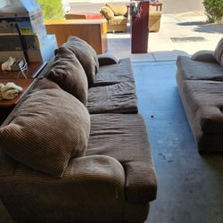 Matching Couch In Good Condition.