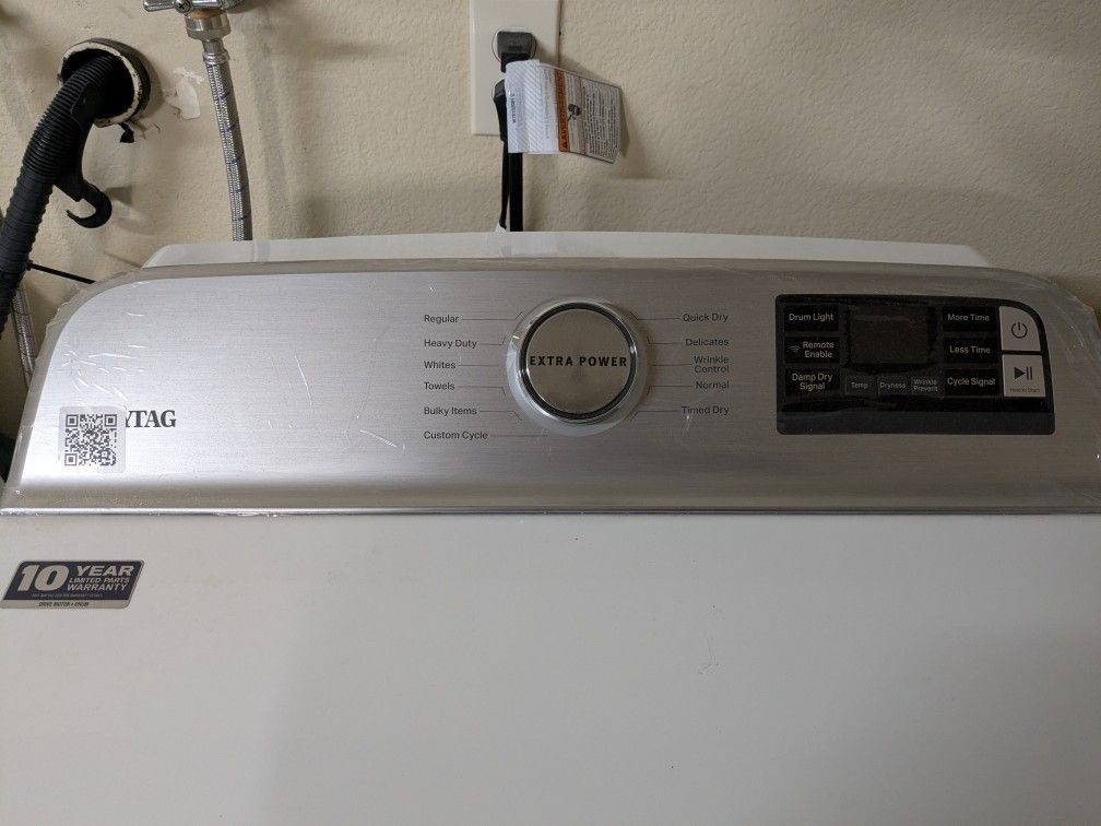 2024 Maytag Washer/Gas Dryer Set Warranty