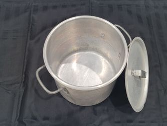 Vintage Dura-Ware 608 Aluminum 8 QT Stock Pot - Heavy Duty Commercial Cookware, Made in USA