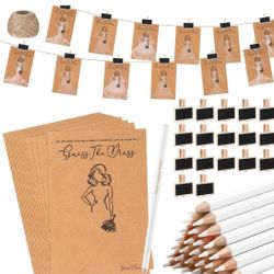 Guess The Dress - Bridal Shower/ Hen Party Game