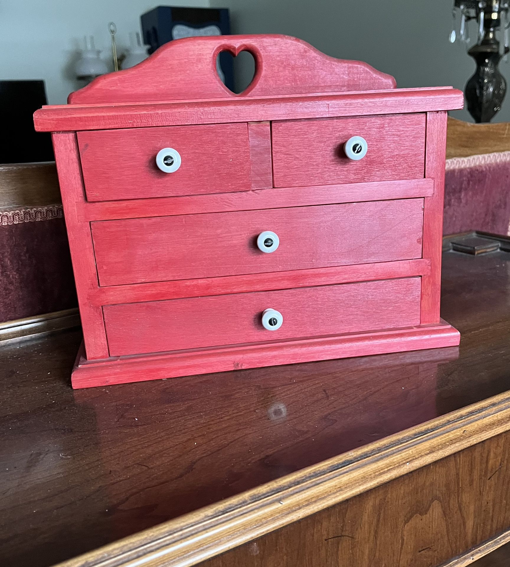 Solid Wood Jewelry Box