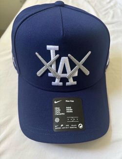 Los Angeles Dodgers Nike x KAWS Dri-FIT Structured A-Frame Adjustable Hat - Royal Size M/L