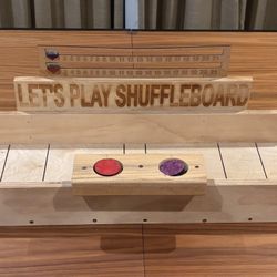 Mini Wood Shuffleboard