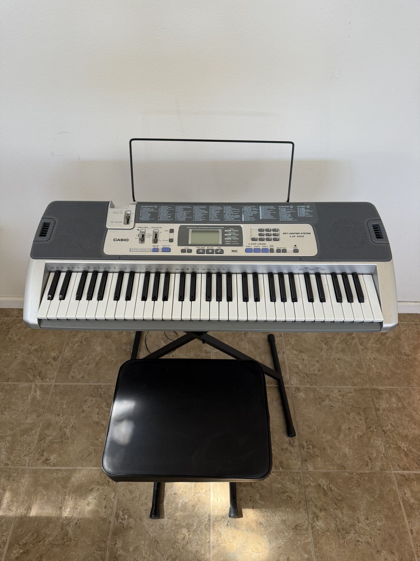 CASIO Key Lightning System LK 100 Piano Keyboard