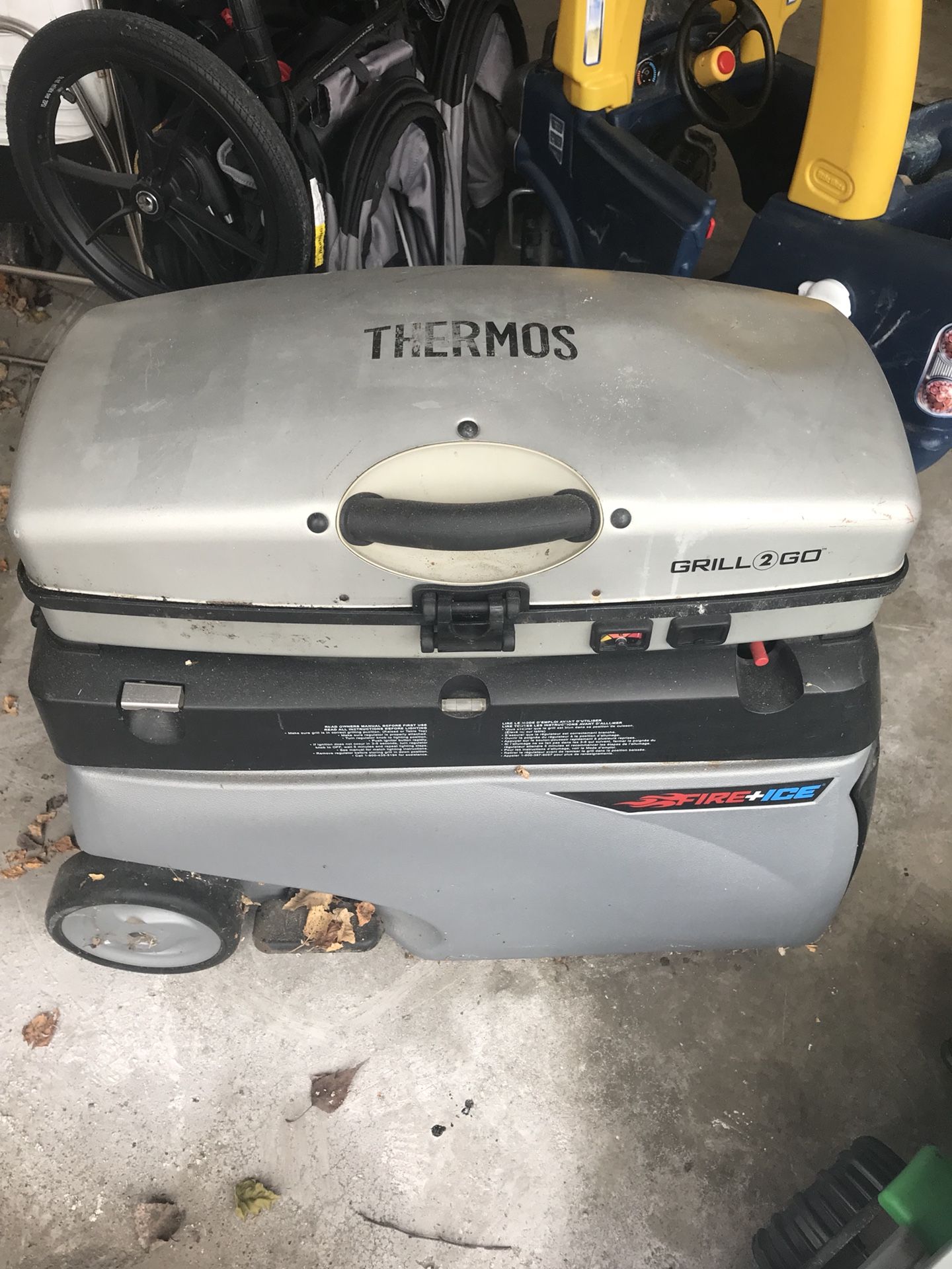 Fire and Ice grill/cooler