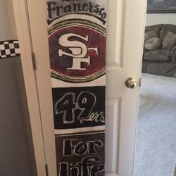 49er Porch Sign 