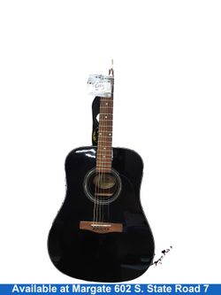 Mitchell D120bk Black Acoustic Classic Guitar