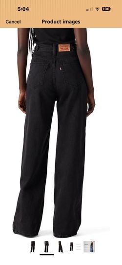SIZE 24 LEVIS WOMENS CINCH BAGGY JEANS