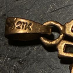 Nice Picture Pendent The Middle And Can Taken Out And A Small Picture Or Good Luck Charm Could Be Put There