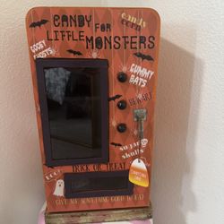 CANDY CORN LANE HALLOWEEN CABINET 