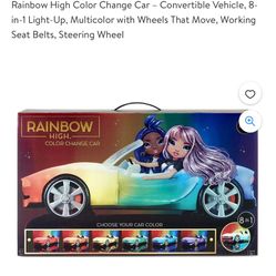 Rainbow High Color Changing Car