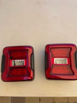 Jeep wrangler jl factory led tail lights