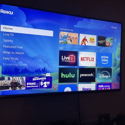 60 Inch LG Smart TV