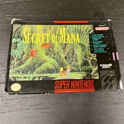 Super Nintendo Secret Of Mana