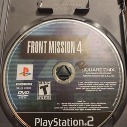 Front Mission 4 For Ps2