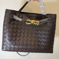 Genuine Leather brown handbag