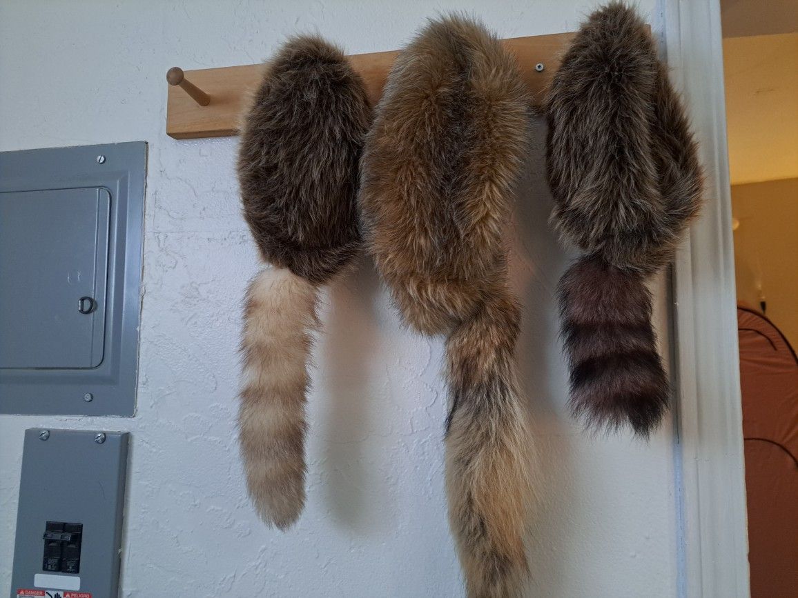 fake Coonskin daniel boone hats faux fur warm winter decorative