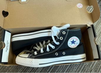 Black all star hi top converse brand new in box