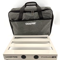 Ghost Fire Limited Edition Guitar Pedal Board Aluminum Alloy 2.6lb Effect Pedalboard 17"x12.5"x3”