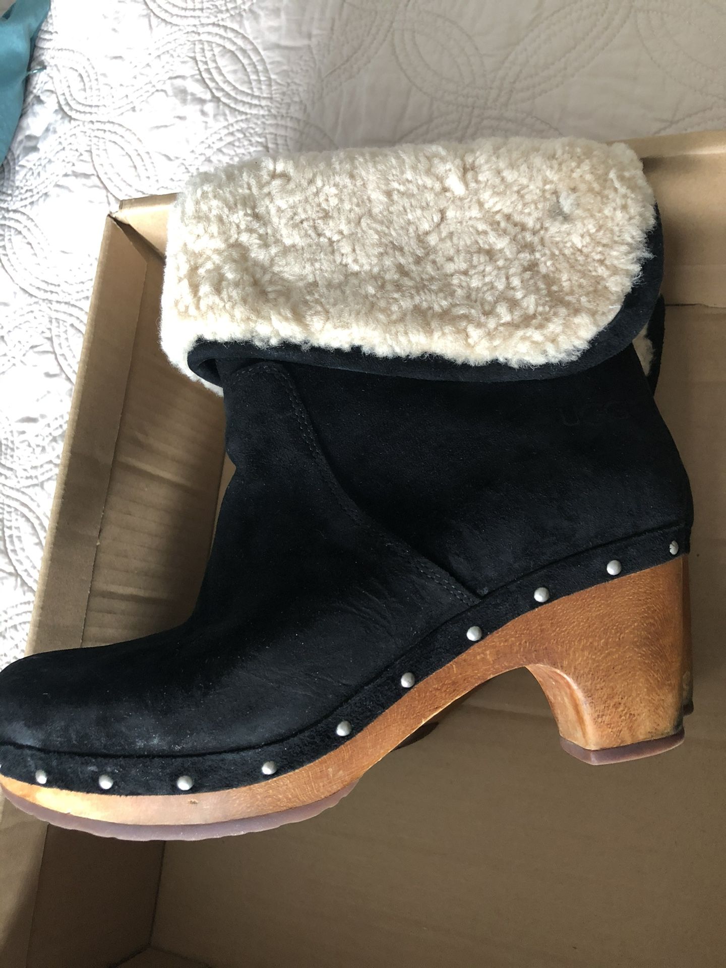 UGG Black Boots Size 7