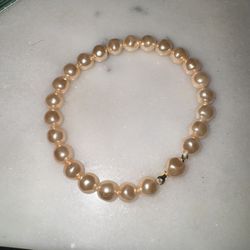Vintage Faux Pearl Bracelet 