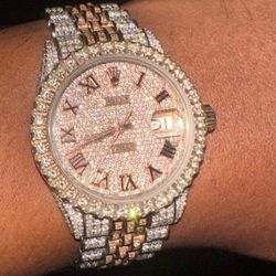 Rolex Datejust 36mm NATURAL DIAMOND Bustdown 