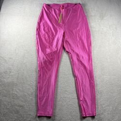 Skims Women’s Plus Size 2X Hot Pink Shine Spandex Jersey Leggings NWT #8F