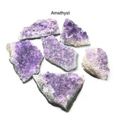 Amethyst Genuine Stone Crystal Cluster from Uruguay 6pcs 151g Total
