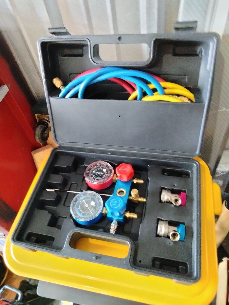 R-134 Refrigerant Gauge Set