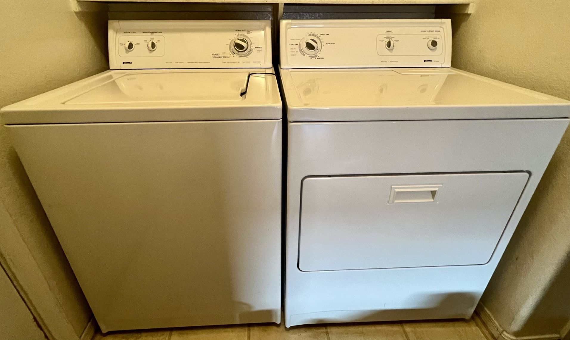 Kenmore Washer And Dryer 