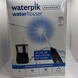Waterpik WP-662 Aquarius Professional Waterflosser - Black - NEW