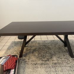 Solid Wooden Dinning Table 