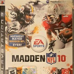 PS3 Madden NFL 10 Video Game