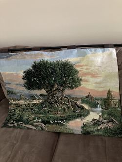 Retro Disney Tapestry Tree Of Life