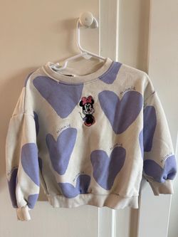 Zara Kids Minnie Mouse/Disney sweatshirt.