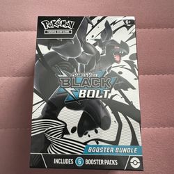 Pokemon TCG Scarlet & Violet Black Bolt Booster Bundle New Sealed