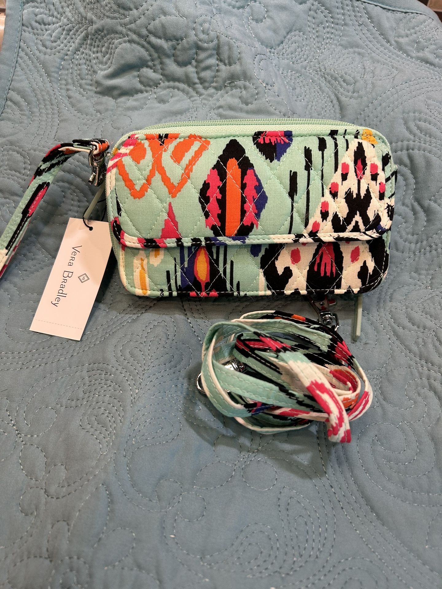 NEW! All in one Crossbody Wallet Wristlet byVera Bradley