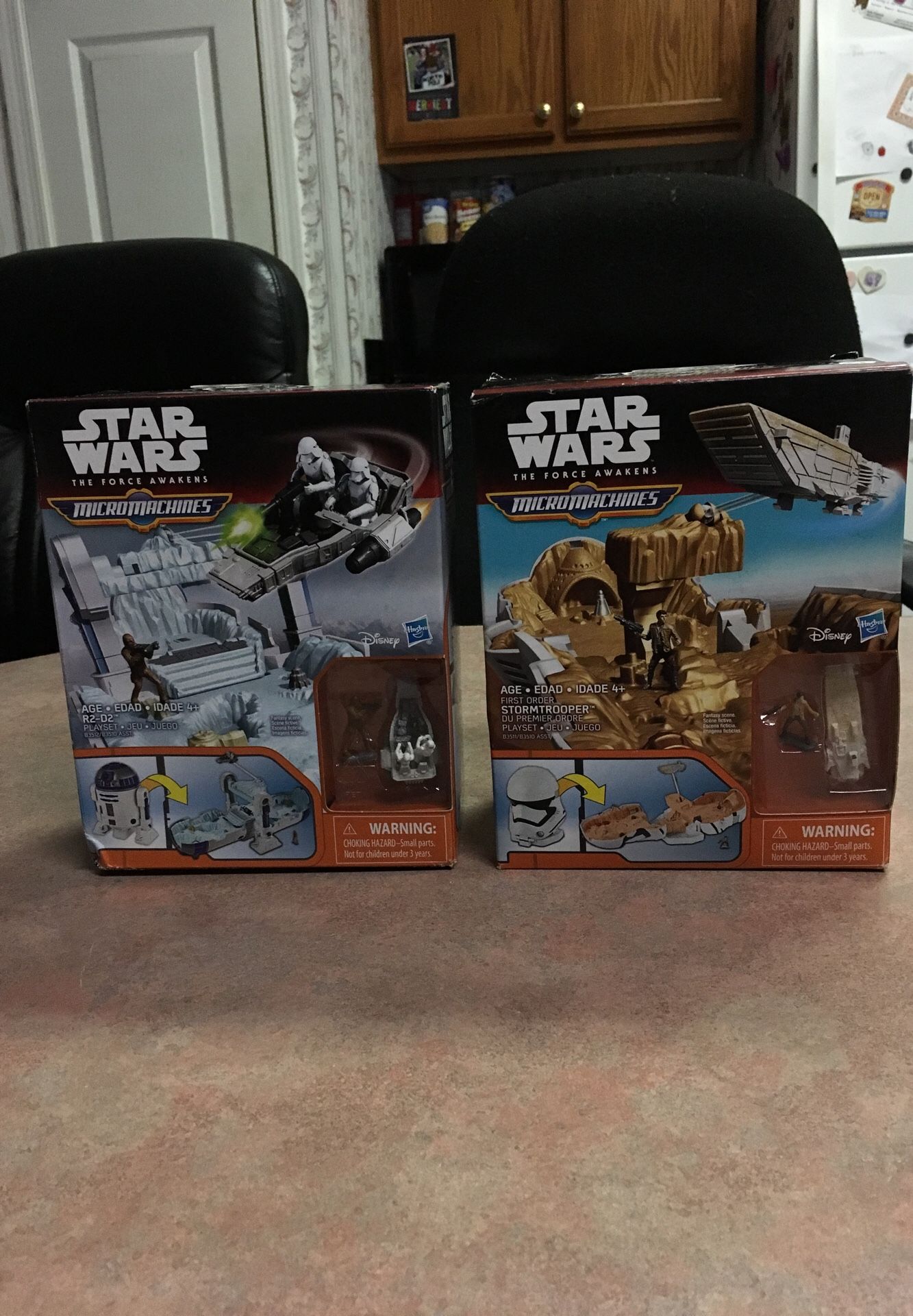 Two brand new Star Wars Micromachines,