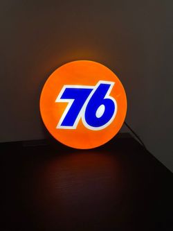 12 inch 76 plastic light up sign