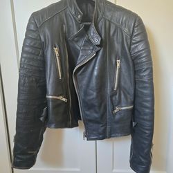 Vintage Leather Motorcycle Jacket