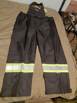 Viking Flame Resistant,Rain Overall,Black 3x