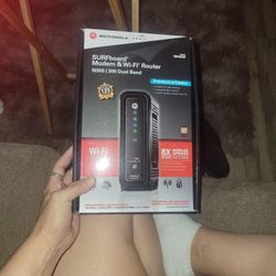 New Modem And Wifi Router