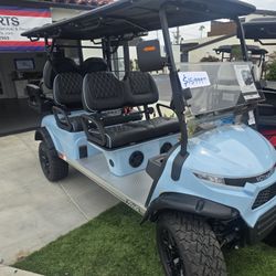 2025 Voyager Patriot 6-Passenger Lifted 72-Volt Street Legal LSV Golf Cart
