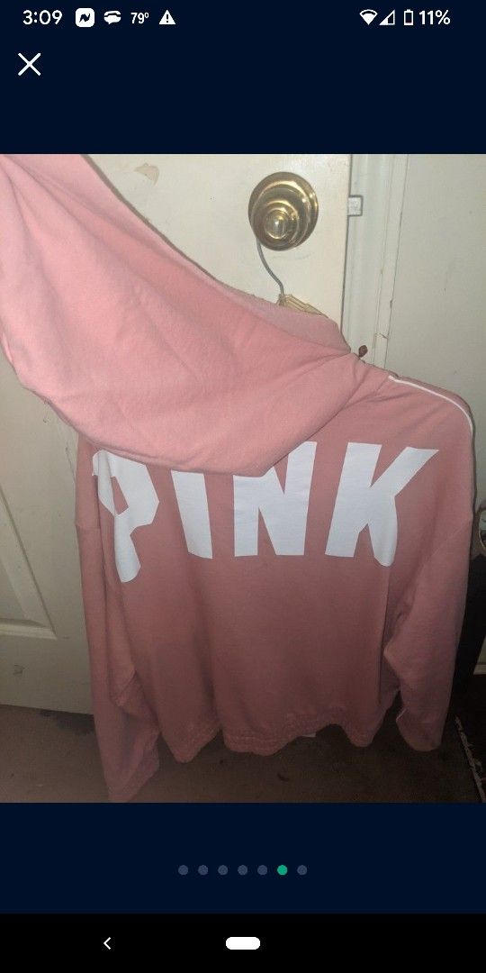 Victoria's Secret Pink Size Large Brand New Zip Up Jacket
