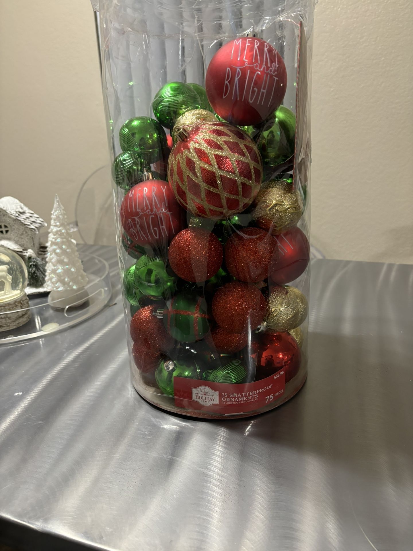 Christmas Ornaments 64 Pieces